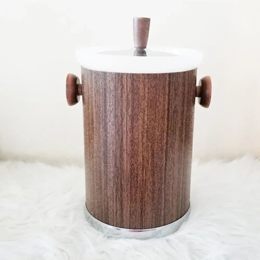 Kromex vintage barware ice bucket Midcentry